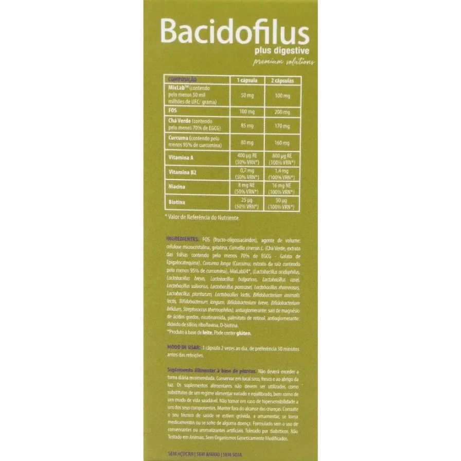Bacidofilus 60 Capsulas | Dietmed - Dietetica Ferrer