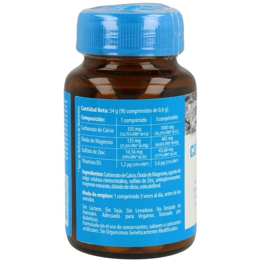 Calcio + Magnesio + Zinc y Vitamina D 90 Comprimidos | Naturmil - Dietetica Ferrer