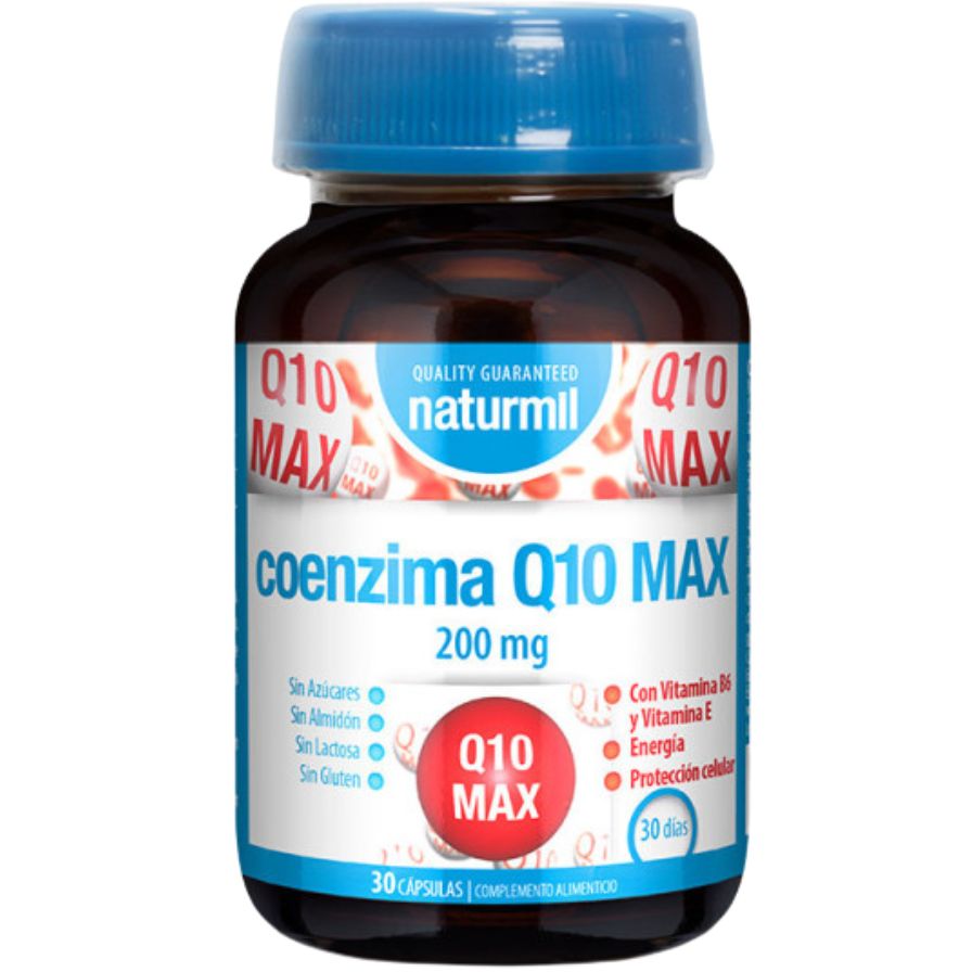 Coenzima Q10 Max 200Mg 30 Cápsulas | Naturmil - Dietetica Ferrer
