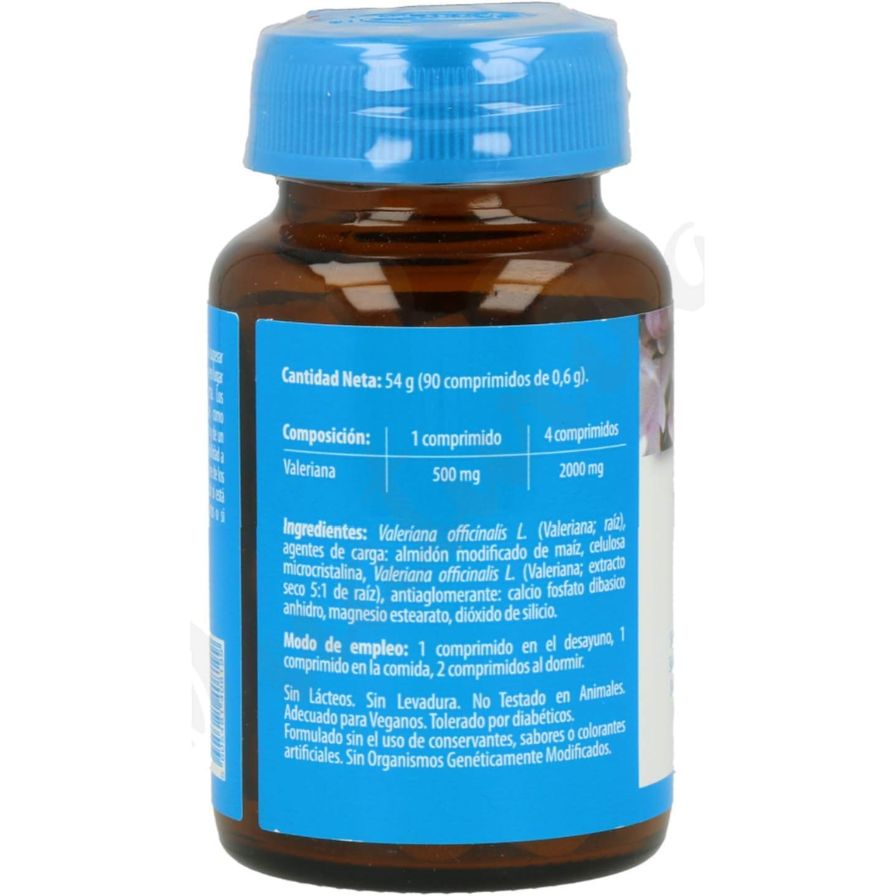 Valeriana 500mg 90 Comprimidos | Naturmil - Dietetica Ferrer