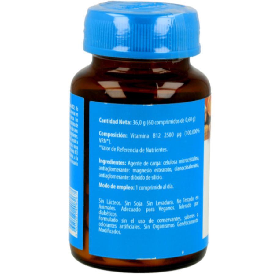 Vitamina B12 60 Comprimidos | Naturmil - Dietetica Ferrer