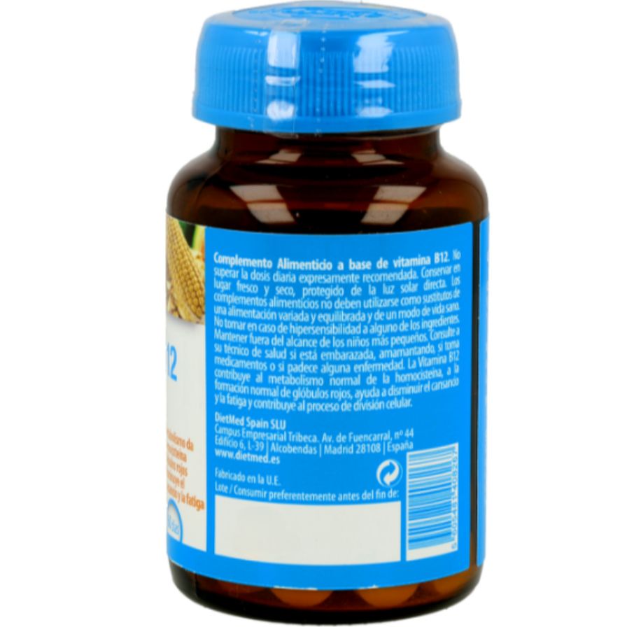 Vitamina B12 60 Comprimidos | Naturmil - Dietetica Ferrer