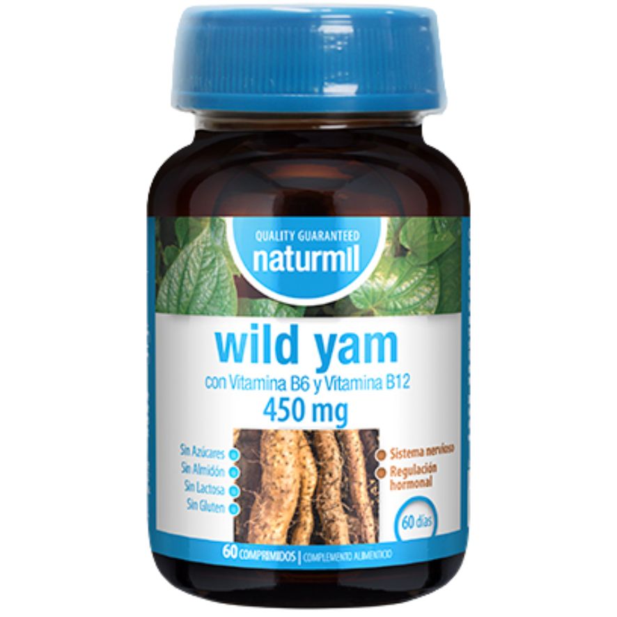 Wild Yam 450Mg 60 Cápsulas | Naturmil - Dietetica Ferrer