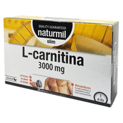 L-Carnitina Slim 3000 mg 20 Ampollas | Naturmil - Dietetica Ferrer