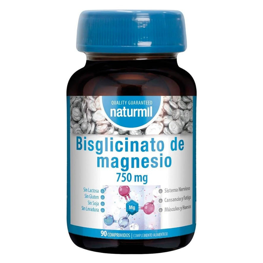 Magnesio (Bisglicinato) 90 Comprimidos | Naturmil - Dietetica Ferrer