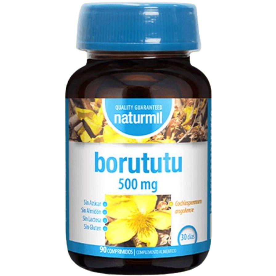 Borututu 500mg 90 Comprimidos | Naturmil - Dietetica Ferrer