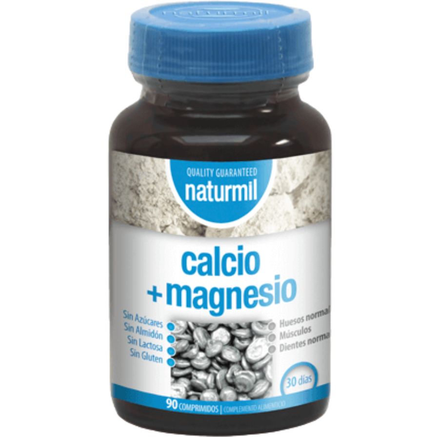 Calcio + Magnesio 500mg 90 Comprimidos | Naturmil