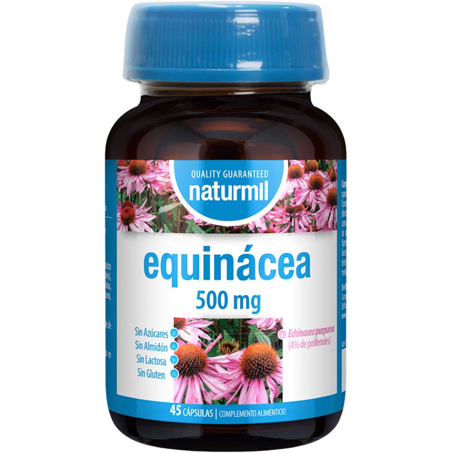 Equinacea 500 mg 45 Capsulas | Naturmil - Dietetica Ferrer