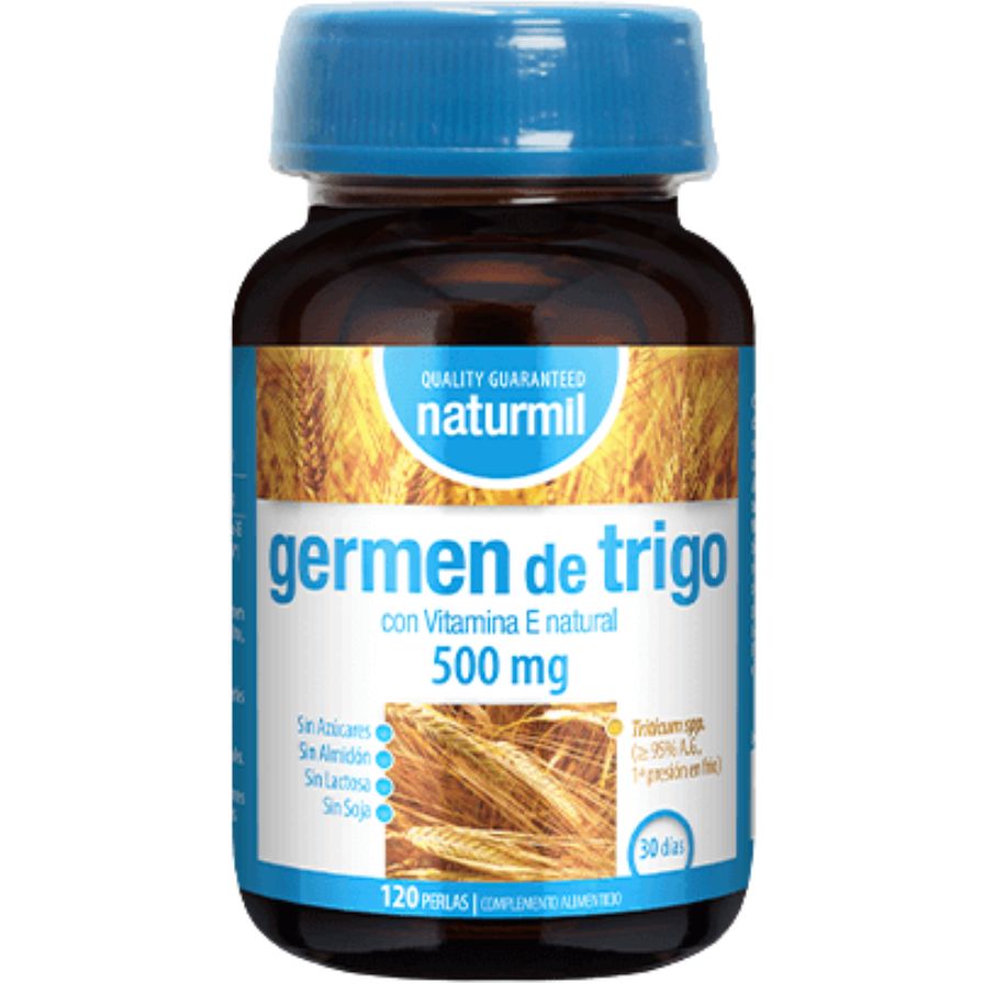 Gérmen De Trigo 500Mg 120 Perlas | Naturmil - Dietetica Ferrer