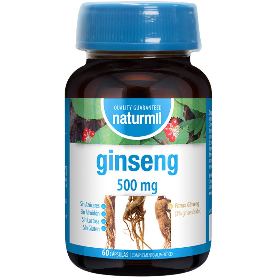 Ginseng 500mg 60 Capsulas | Naturmil