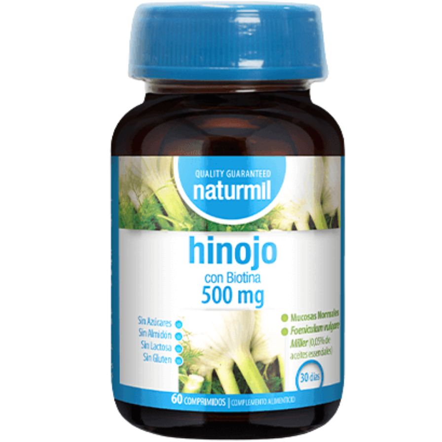Hinojo 500 mg 60 Comprimidos | Naturmil