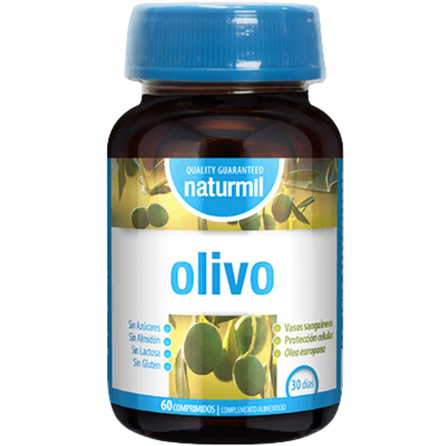 Olivo 500mg 60 Comprimidos | Naturmil - Dietetica Ferrer