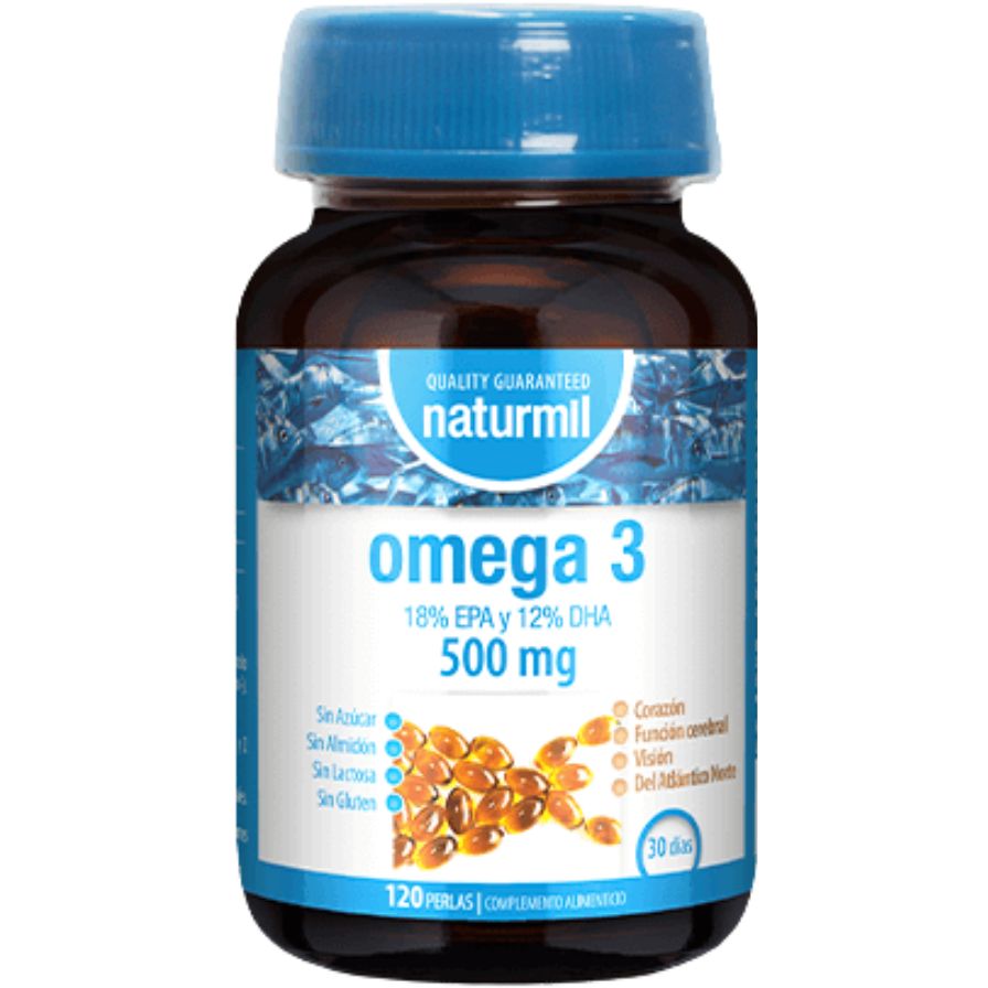 Omega 3 500mg 120 Perlas | Naturmil