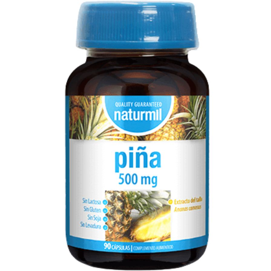 Piña 500Mg 90 Cápsulas | Naturmil - Dietetica Ferrer