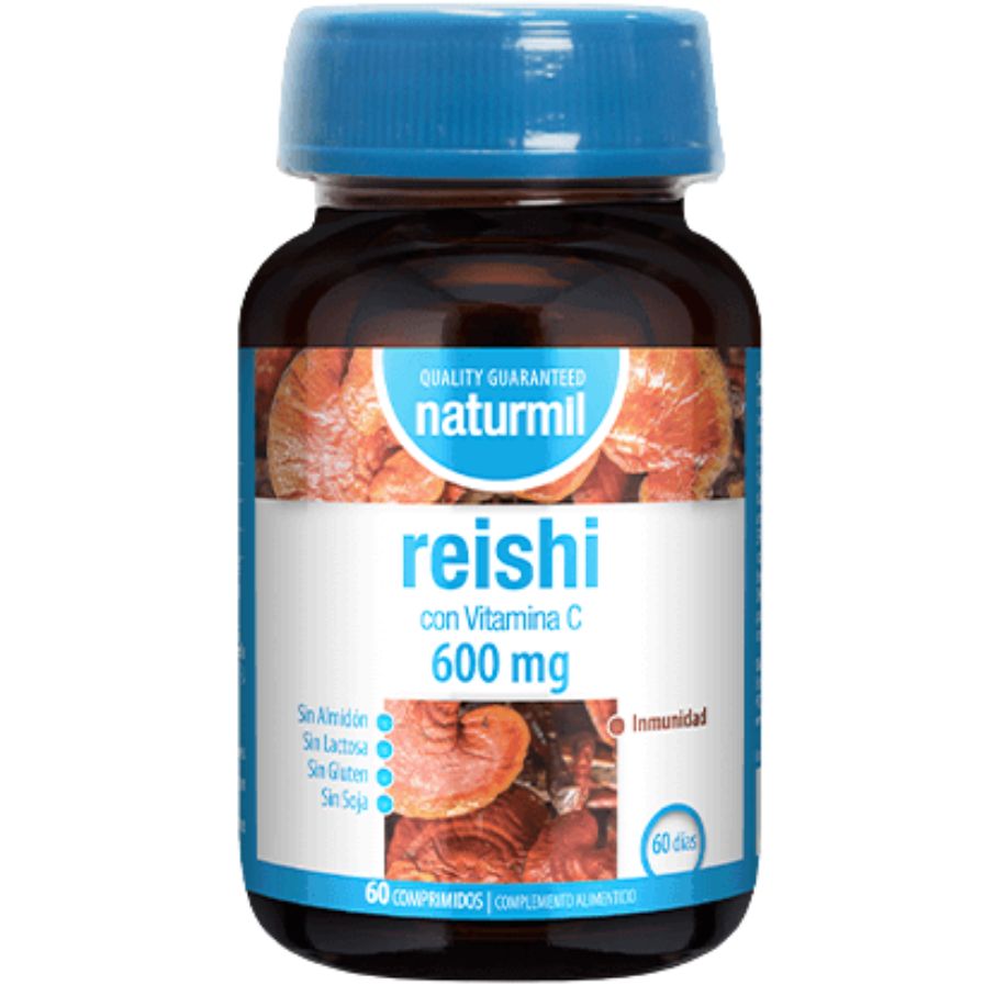 Reishi 600 mg 60 Comprimidos | Naturmil