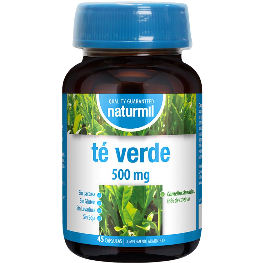 Te Verde 500mg 45 Capsulas | Naturmil - Dietetica Ferrer