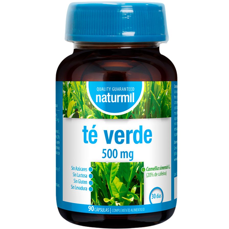 Té Verde 500Mg 90 Cápsulas | Naturmil - Dietetica Ferrer