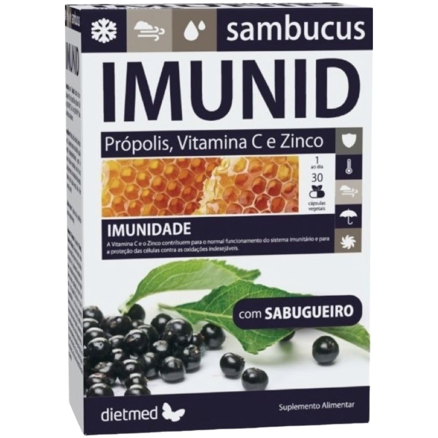 Imunid Sambucus 30 Cápsulas | Dietmed