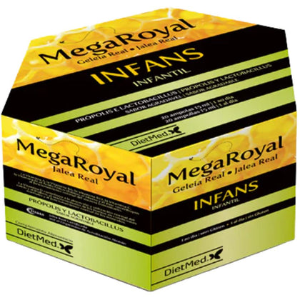 Mega Royal Infans 20 Ampollas | Dietmed - Dietetica Ferrer