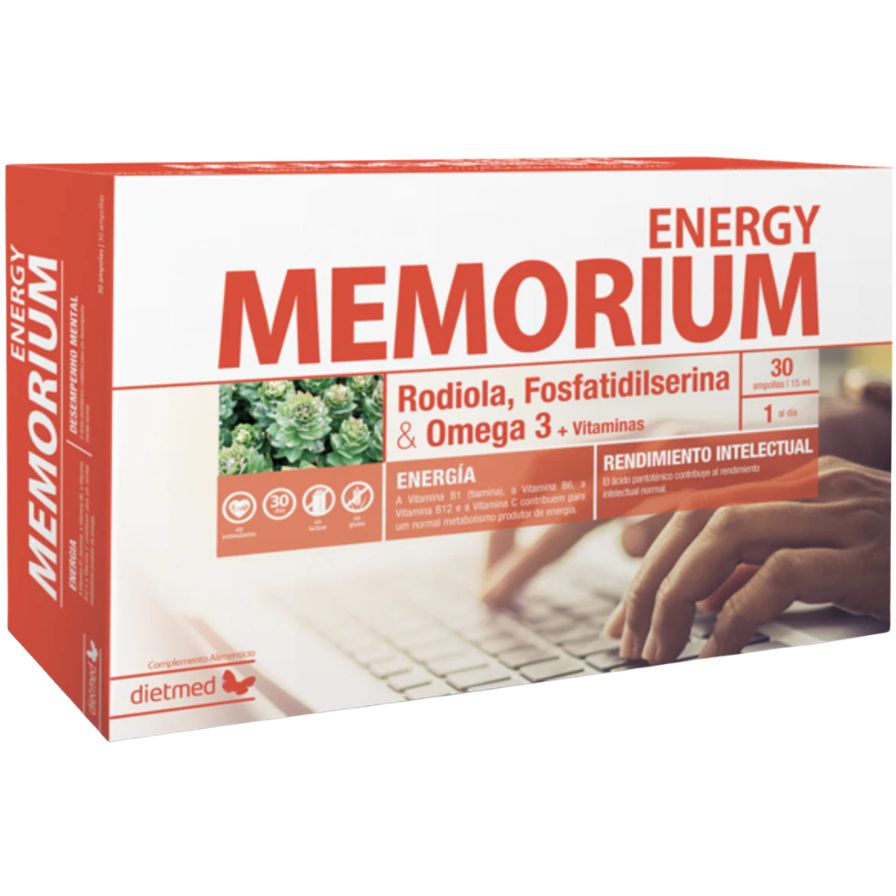 Memorium Energy 30 Ampollas | Dietmed - Dietetica Ferrer