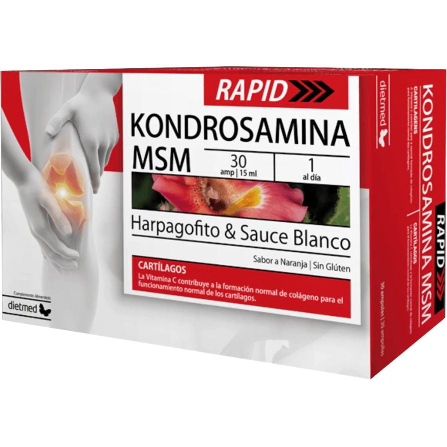 Kondrosamina Msm Moderado 30 Ampollas | Dietmed - Dietetica Ferrer
