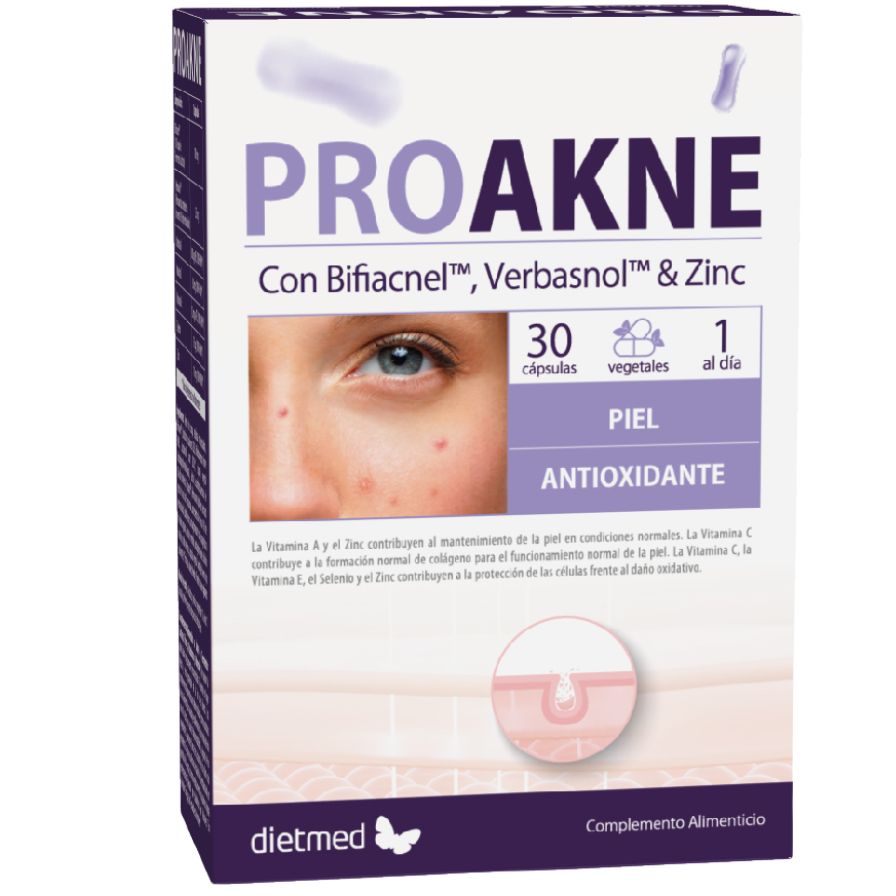 Proakne 30 Cápsulas | Dietmed
