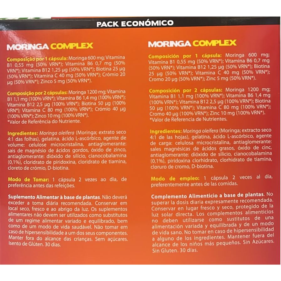 Moringa Complex Pack Economico (30+30) Capsulas | Novity - Dietetica Ferrer