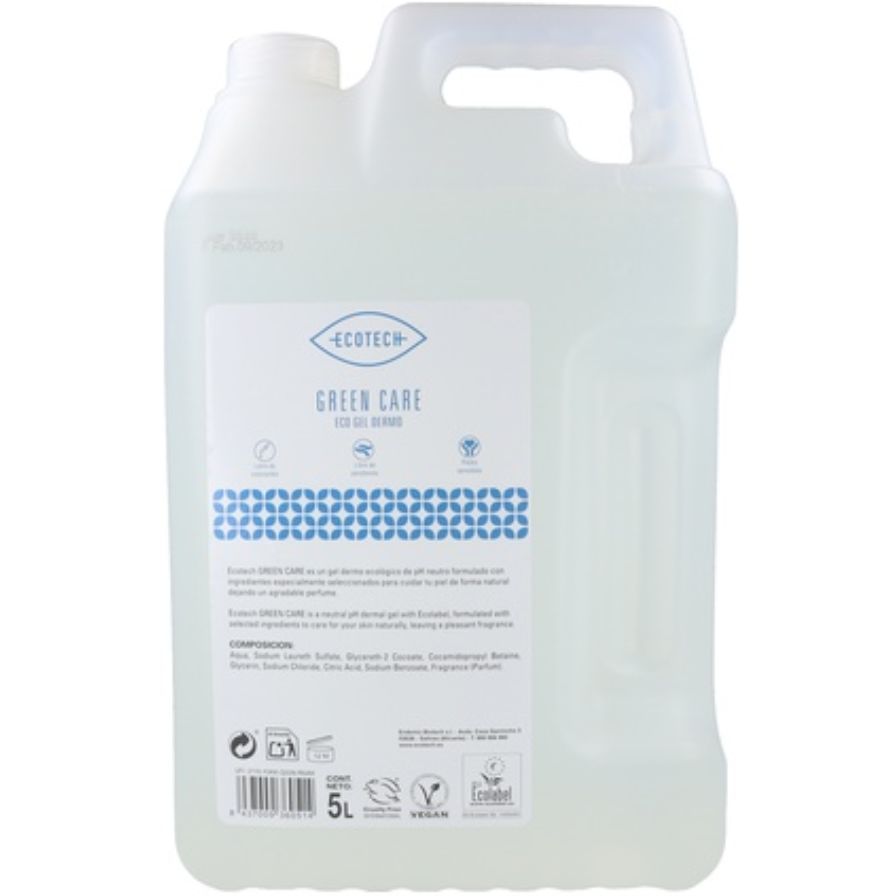 Gel de Manos Recargable Bio 5 Litros | Ecotech - Dietetica Ferrer