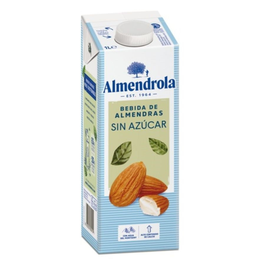 Bebida de Almendras sin Azucar 1 Litro Pack de 6 | Almendrola - Dietetica Ferrer
