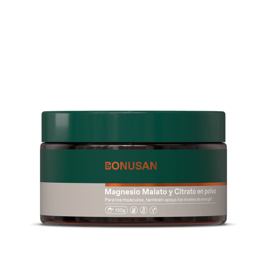 Magnesio Malato y Citrato 130 gr | Bonusan - Dietetica Ferrer