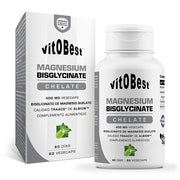 Magnesium Bisglycinate 60 cápsulas | Vitobest - Dietetica Ferrer