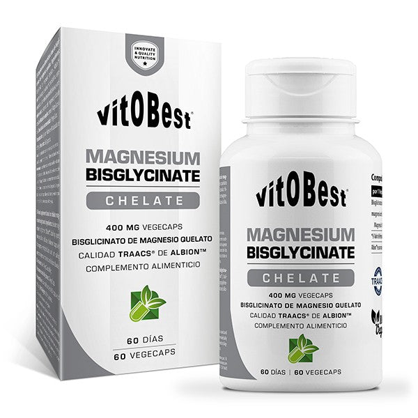 Magnesium Bisglycinate 60 cápsulas | Vitobest - Dietetica Ferrer