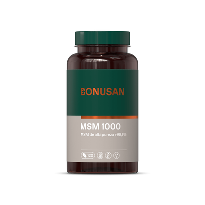 MSM 1000 mg 120 Tabletas | Bonusan - Dietetica Ferrer