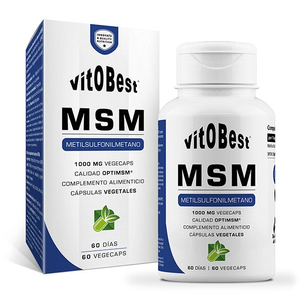 MSM 1000 mg 60 cápsulas | Vitobest - Dietetica Ferrer
