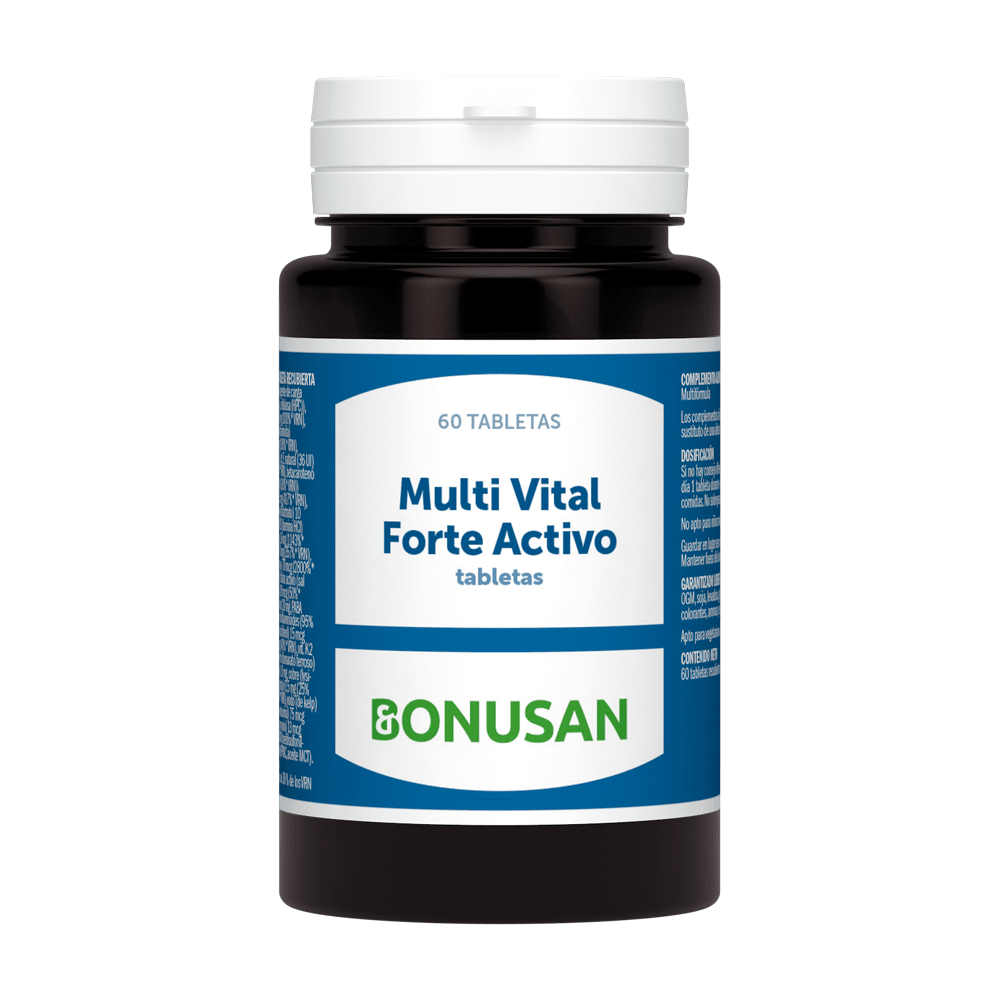 Multi Vital Forte Activo 60 Tabletas | Bonusan - Dietetica Ferrer