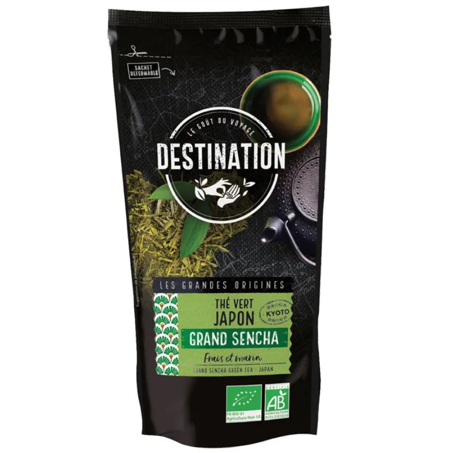 Te Verde Sencha Japon Bio 80 gr | Destination - Dietetica Ferrer