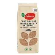 Cous Cous de Espelta Integral Bio 500 gr | El Granero Integral