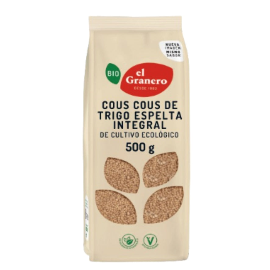 Cous Cous de Espelta Integral Bio 500 gr | El Granero Integral
