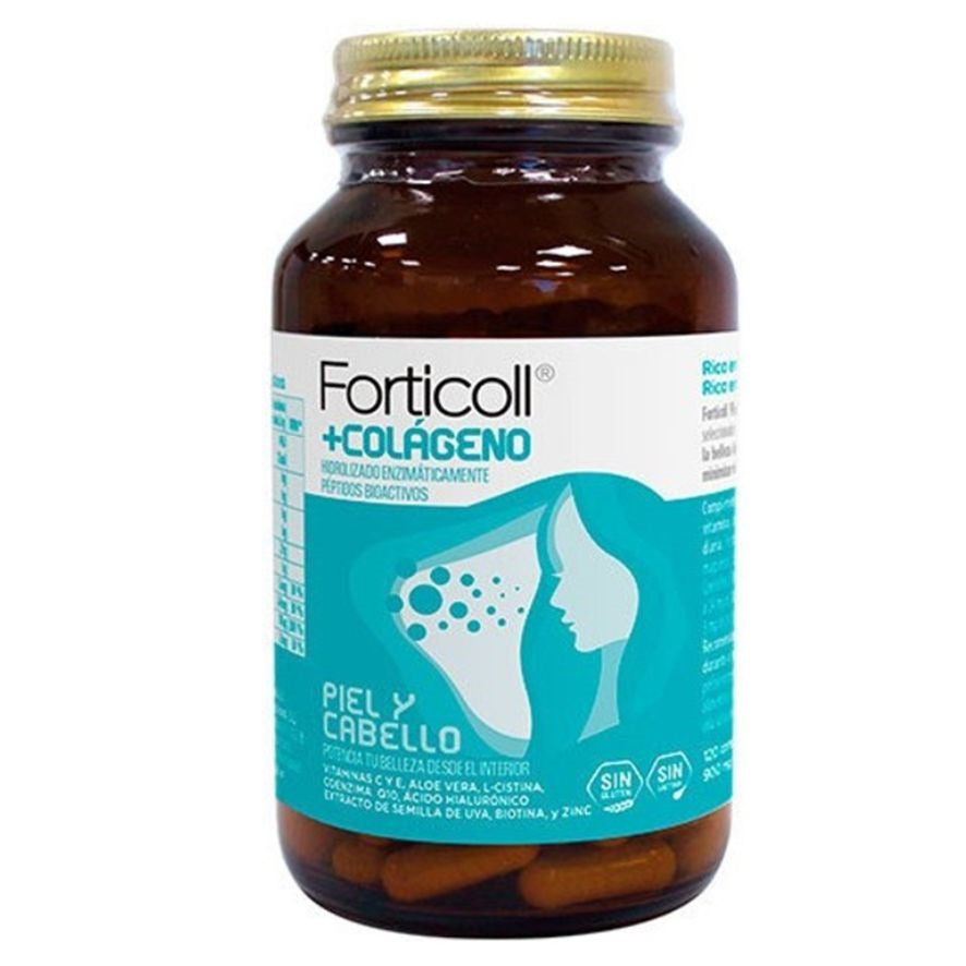 Colageno Piel y Cabello 120 Comprimidos | Forticoll - Dietetica Ferrer
