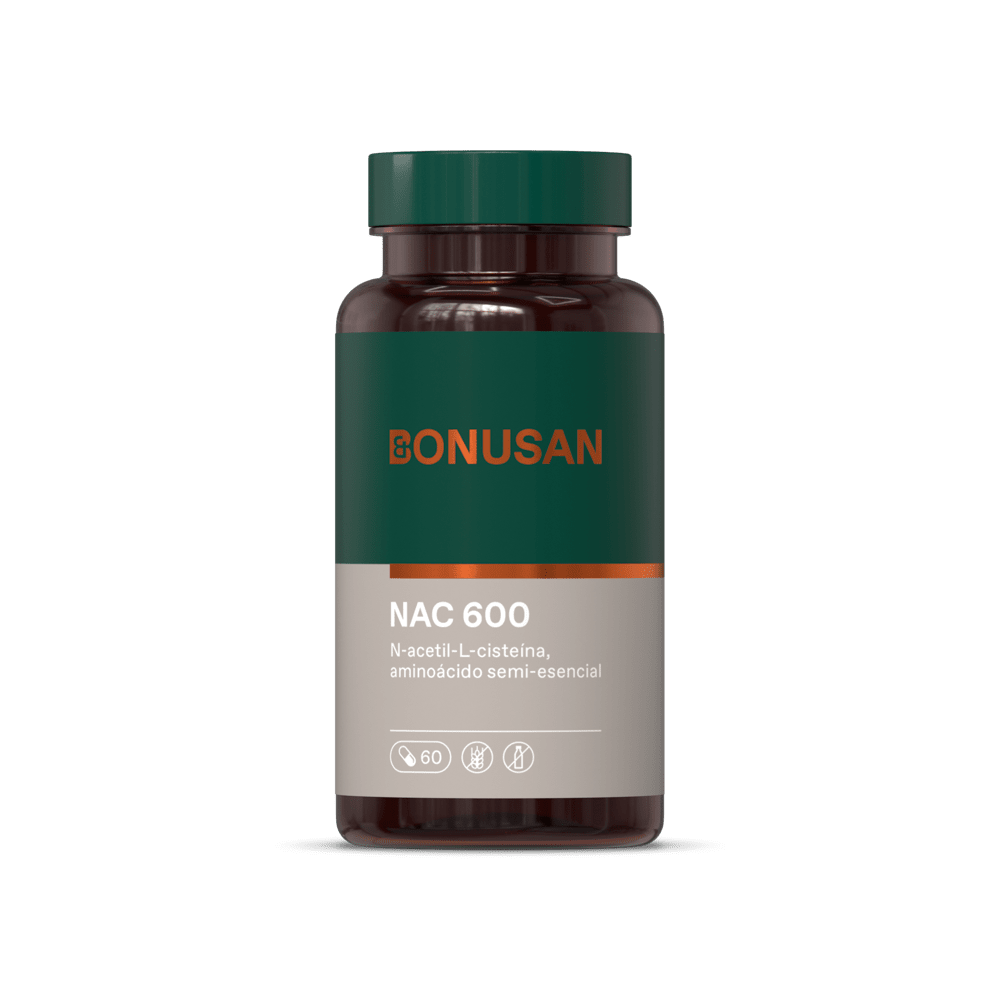 Nac 600 Mg 60 cápsulas | Bonusan - Dietetica Ferrer