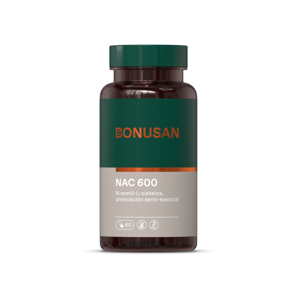 Nac 600 Mg 60 cápsulas | Bonusan - Dietetica Ferrer