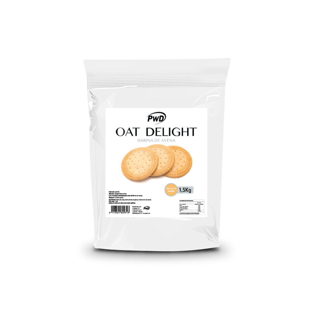 Oat Delight Harina de Avena 1,5 Kg | PWD Nutrition - Dietetica Ferrer