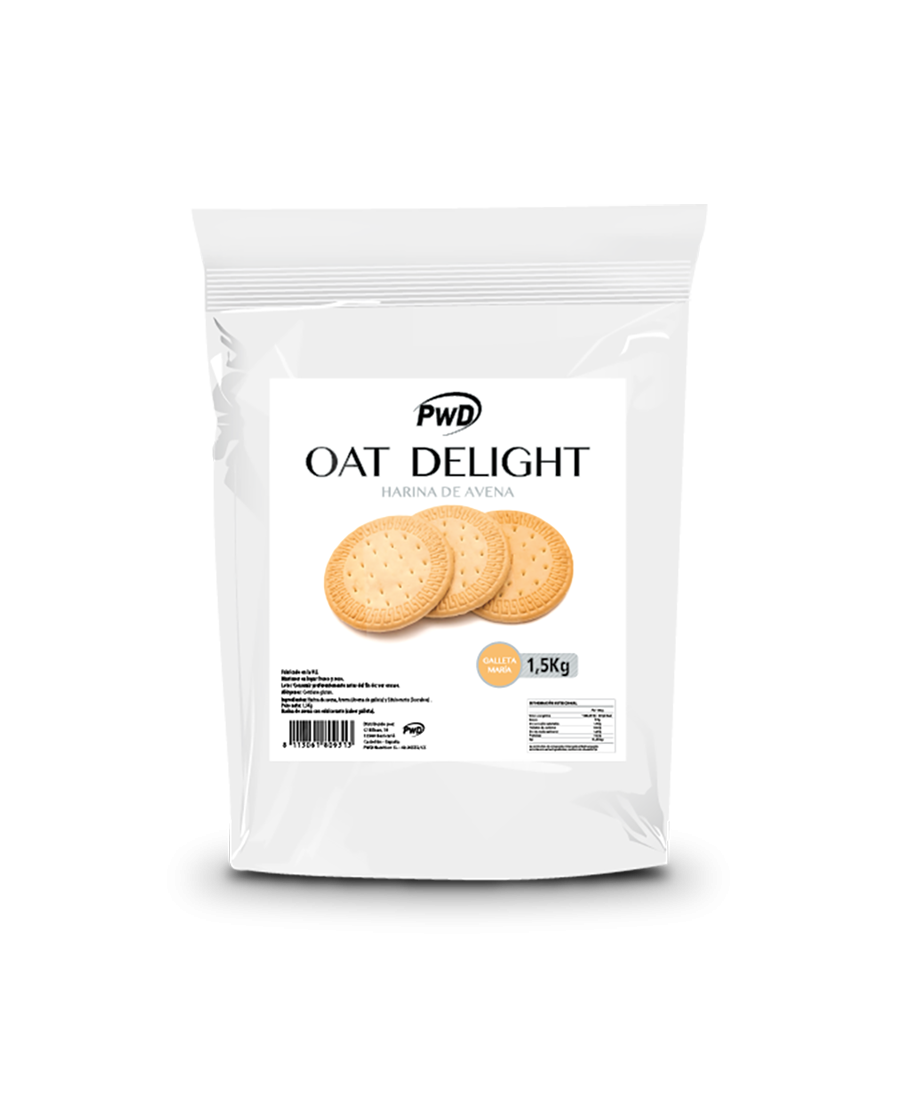 Oat Delight Harina de Avena 1,5 Kg | PWD Nutrition - Dietetica Ferrer