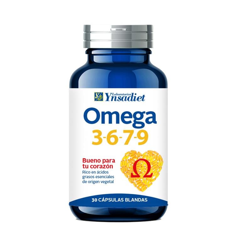 Omega 3-6-7-9 30 cápsulas | Ynsadiet - Dietetica Ferrer