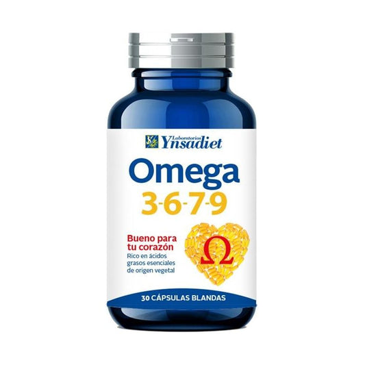 Omega 3-6-7-9 30 cápsulas | Ynsadiet - Dietetica Ferrer