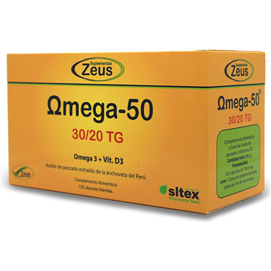 Omega-50 30/20 Tg cápsulas | Zeus - Dietetica Ferrer