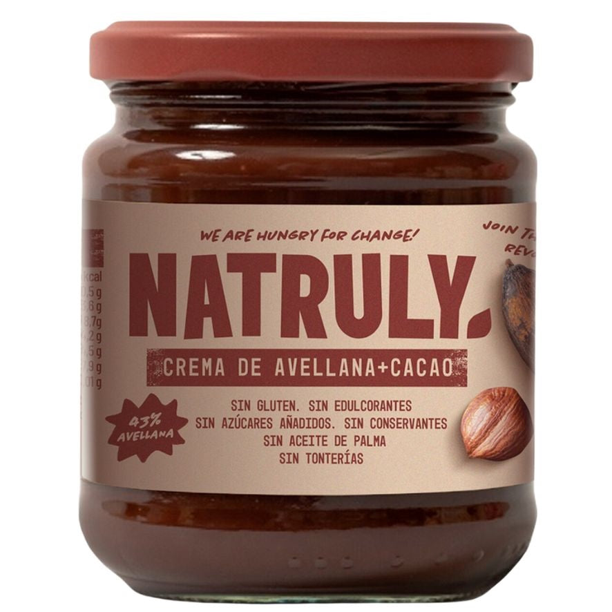 Crema De Cacao Y Avellana 285 Grs | Natruly