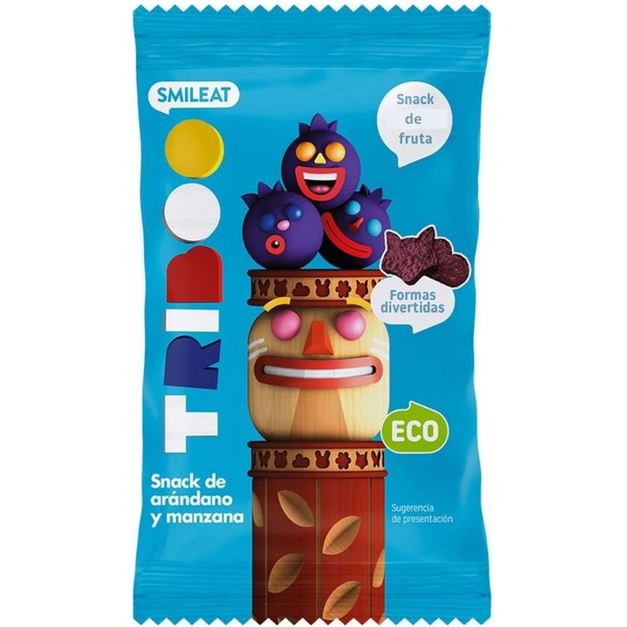 Snacks De Arándanos Y Manzana Bio 25 Gr | Smileat
