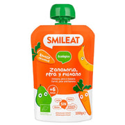 Pouch De Pera Zanahoria Y Plátano Bio 100 Gr | Smileat