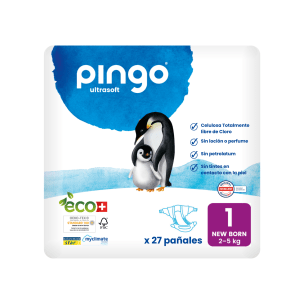 Pañales Talla 1 2-5 Kg 108 Unidades | Pingo - Dietetica Ferrer